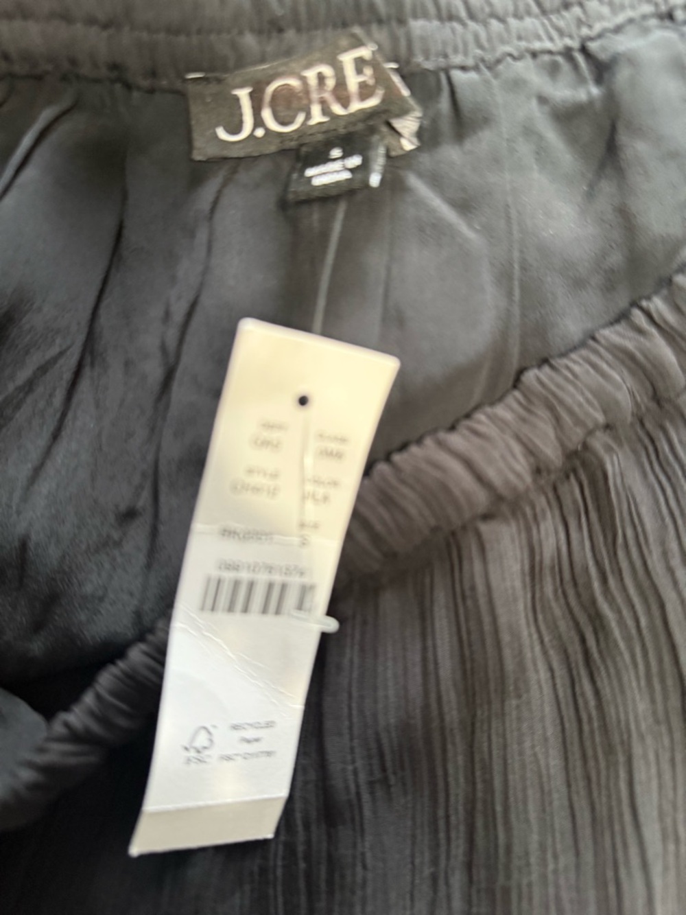 J. Crew Black Sheer Midi Skirt - Picture 8 of 12